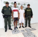 Dos capturados en posesión de 5 lápidas que habían sido hurtadas del cementerio de Palmar de Varela
