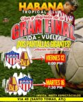 Hoy viernes y el martes, Habana Tropical Club presenta partidos de Junior en pantallas gigantes