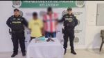 Capturadas en flagrancia dos personas por el delito de porte ilegal de armas de fuego en Palmar de Varela