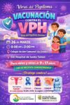 Hoy jornada de vacunación contra el VPH, virus del papiloma humano en Santo Tomàs