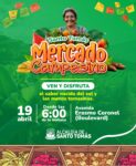 Mercado campesino y popular este domingo 19 de abril en la Avenida Erasmo Coronel de Santo Tomás