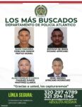 La Policía Nacional presenta a la opinión pública el cartel de “Los más buscados” en el Atlántico