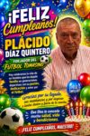 Hoy está de cumpleaños en Santo Tomás el dirigente deportivo Plácido Díaz Quintero