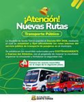 Cambio de ruta de buses de Santo Tomás para darle cabida a otros barrios del occidente del municipio